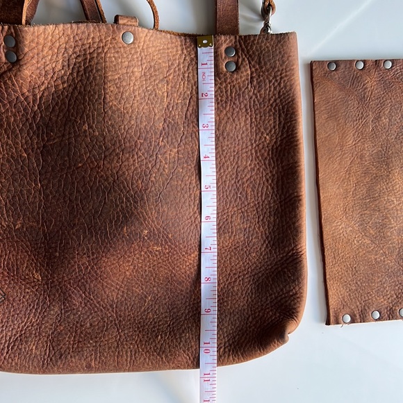 🔥Handmade Leather Tote and pouch Brown - Picture 13 of 17